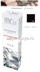 1/0 Черный IBCO DIAMANTE ammonia free безаммиачный краситель 100мл.