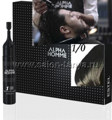 Краска-пена для окрашивания волос 1/0 черный ESTEL ALPHA HOMME 10мл. 