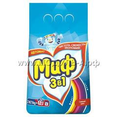 700185 Стиральный порошок Миф автомат Свежий цвет, 2кг
