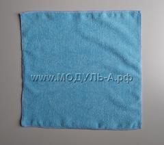 SR4008 Салфетка из микрофибры, голубая, 35х35
