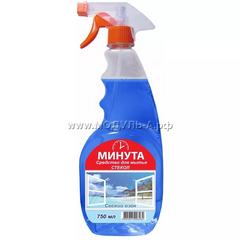 681604 Средство для стекол Минута Свежий озон, 750мл