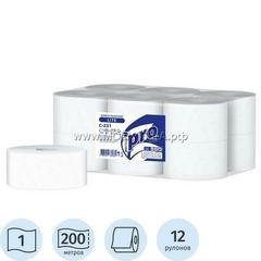 С231 Туалетная бумага PROTISSUE Instant, белая, 1 сл, 200 м