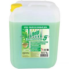 5431 Жидкое крем-мыло HELP Зеленый чай, 5л