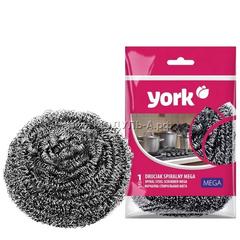 YORK 0302 Мочалка металлическая спиральная YORK MEGA