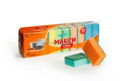 018-1021 Губки для посуды "Макси 5", 88х58х29 мм, 5 шт