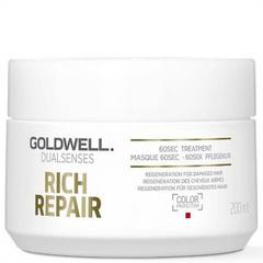Восстанавливающий уход за 60 секунд для поврежденных волос DUALSENSES RICH REPAIR 60S 200 ml  Goldwell (Арт.06139) 