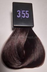 3/55 Краска для волос ESTELLER HAUTE COUTURE Тёмный шатен красный интенсивный 60мл.