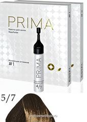  Краска-пена для волос ESTEL PRIMA 5/7 светлый шатен коричневый  Объём: ампула 10 мл.