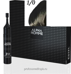 Краска-пена для волос ESTEL ALPHA HOMME 1/0 черный Объём: ампула 10 мл.