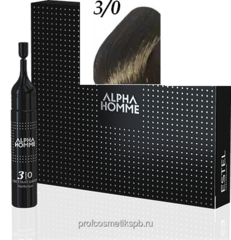 Краска-пена для волос ESTEL ALPHA HOMME 3/0 темный шатен Объём: ампула 10 мл.