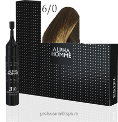 Краска-пена для волос ESTEL ALPHA HOMME 6/0 темно-русый Объём: ампула 10 мл.