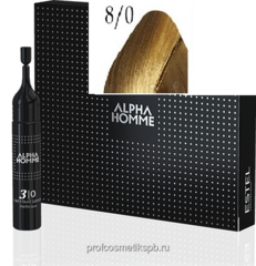 Краска-пена для волос ESTEL ALPHA HOMME  8/0 светло-русый Объём: ампула 10 мл.