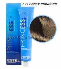 5/77 Крем-краска ESTEL PRINCESS ESSEX, светлый шатен  коричневый интенсивный/эспрессо 60мл.