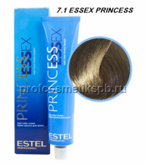7/1 Крем-краска ESTEL PRINCESS ESSEX, средне-русый пепельный/ графит 60мл.