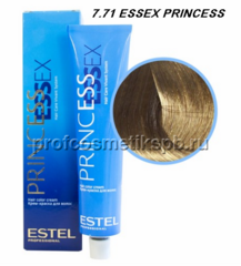 7/71 Крем-краска ESTEL PRINCESS ESSEX,средне- русый коричнево-пепельный 60мл.