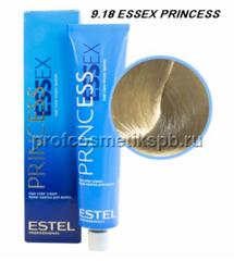 9/18 Крем-краска ESTEL PRINCESS ESSEX, блондин пепельно-жемчужный/серебристый жемчуг 60мл.