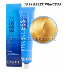10/34 Крем-краска ESTEL PRINCESS ESSEX, светлый блондин золотисто-медный/шампань 60мл.