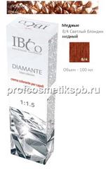 8/4 Светлый блондин медный IBCO DIAMANTE ammonia free безаммиачный краситель 100мл.