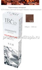 9/76 Очень светлый блондин бежево-перламутровый IBCO DIAMANTE ammonia free безаммиачный краситель 100мл.