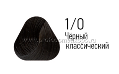 1/0 Черный классический, Крем-краска для седых волос ESTEL PRINCE+, 100 мл PCG1/0 