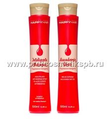 Набор кератина 500/500 мл MACADAMIA GLOSS HAPPY HAIR 