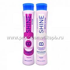 Набор ботокс Happy Hair B SHINE WHITE B.TTOX 250/250 мл (разлив)