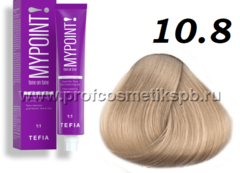 10.8 экстра светлый блондин коричневый Гель-краска для волос тон в тон MYPOINT TEFIA 60 мл.