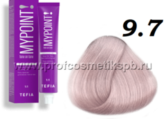 9.7 очень светлый блондин фиолетовый Гель-краска для волос тон в тон MYPOINT TEFIA 60 мл.