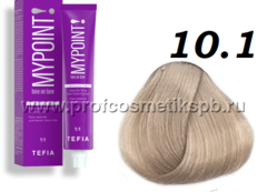 10.1 экстра светлый блондин пепельный Гель-краска для волос тон в тон MYPOINT TEFIA 60 мл.
