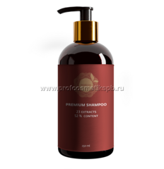 Шампунь Moran Premium 250 мл. Для решения проблем сухой кожи головы и поврежденной структуры волос.