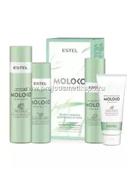 Набор "Рецепт заботы для волос и тела" ESTEL Moloko botanic (шамп 250, бальз 200, спрей 200, гель д/д 200) (EMB/N3)