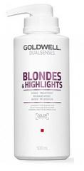 Интенсивный уход за 60 секунд для осветленных волос DUALSENSES BLOND & HIGHLIGHTS 500 ml (Арт.06123 )
