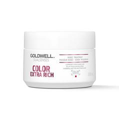 Интенсивная маска уход за 60 сек.для блеска окрашенных толстых и жестких волос Goldwell DUALSENSES COLOR EXTRA RICH 60-SEК Treatment, 200мл. (Арт.6112 )