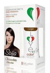 Питательная краска-маска для волос 3 в 1 Sofia Chocolate 100 ml (8004347006611)