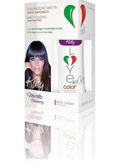 Питательная краска-маска для волос 3 в 1 Katy Черничный - Blueberry 100 ml (8004347006567) 