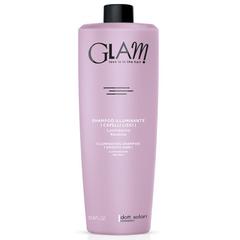 Разглаживающий  шампунь для гладкости и блеска волос  1л с эффектом сияния Illuminating shampoo smooth hair GLAM DOTT SOLARI (8004347128320) (Арт.621)